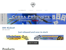 Tablet Screenshot of cobraties.com